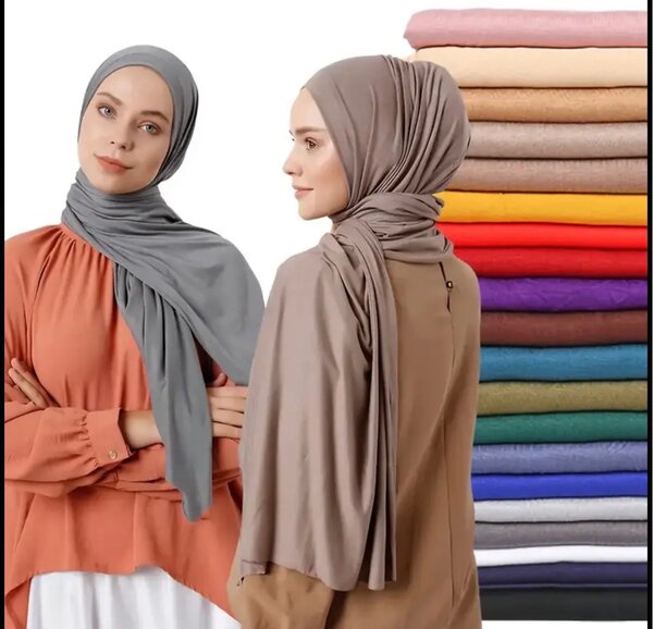 Voile Hijab En Soie Douce