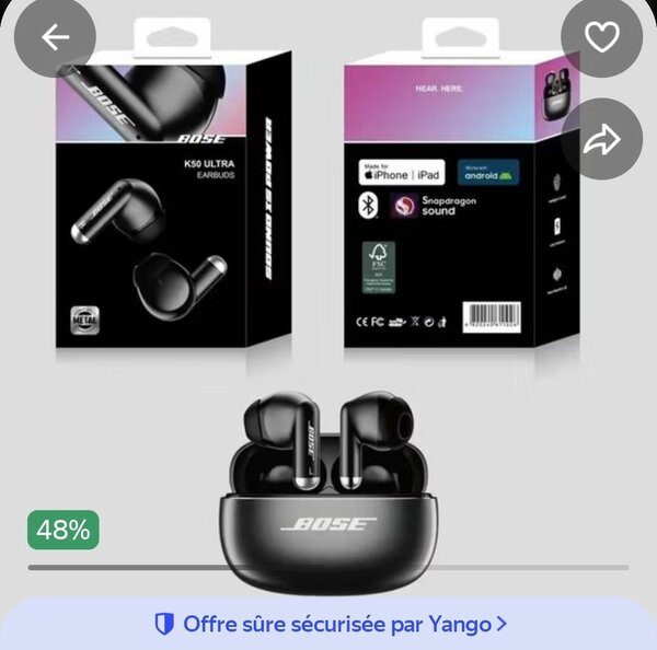 Bose K9 Ultra Écouteurs Bluetooth