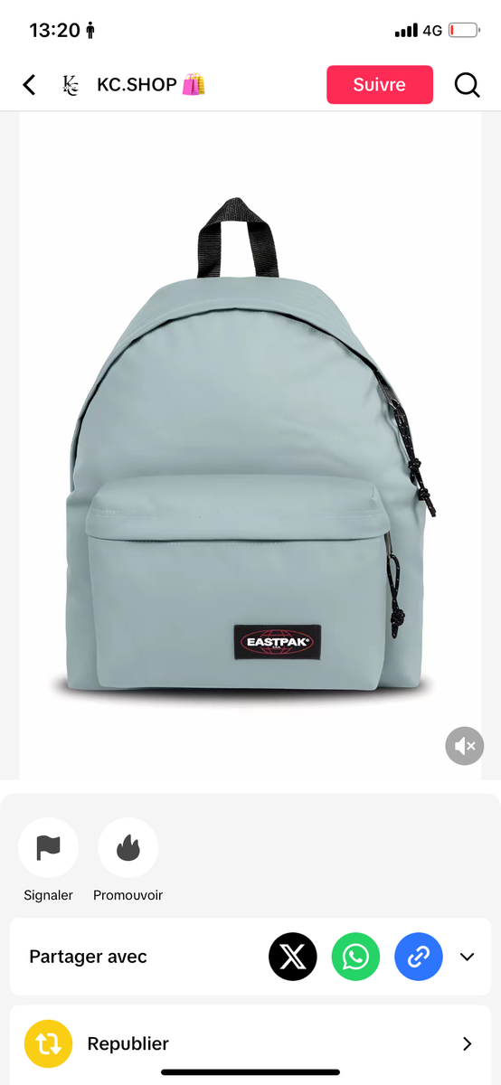 Sac à dos tendance EASTPAK