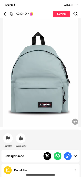 Sac à dos tendance EASTPAK