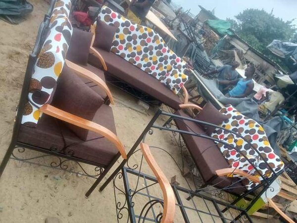 Fauteuil en fer forgé