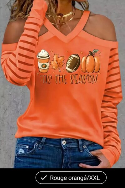 Sweat-shirt femme automnal