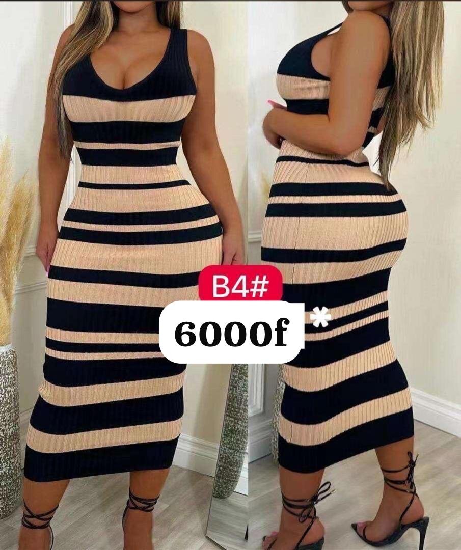 Robe à rayures élégante