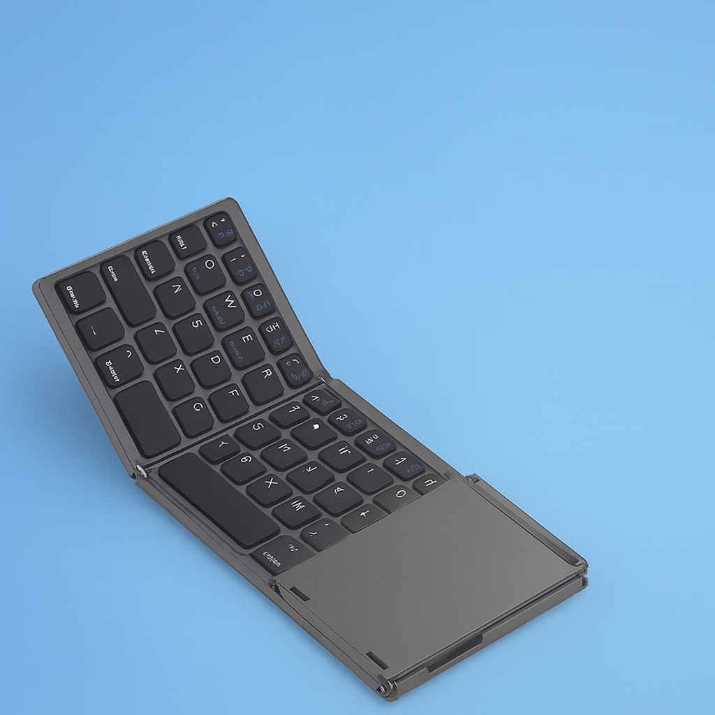 Clavier pliable avec pavé tactile