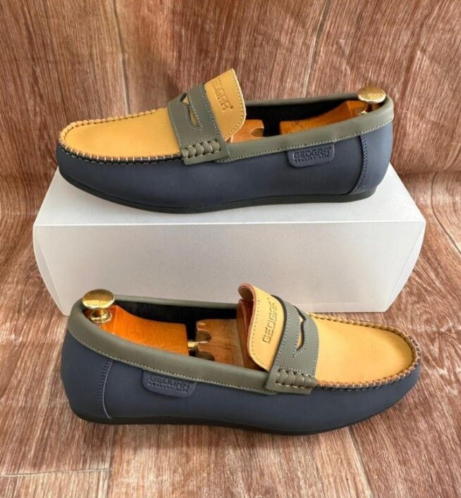 Mocassins élégants en cuir