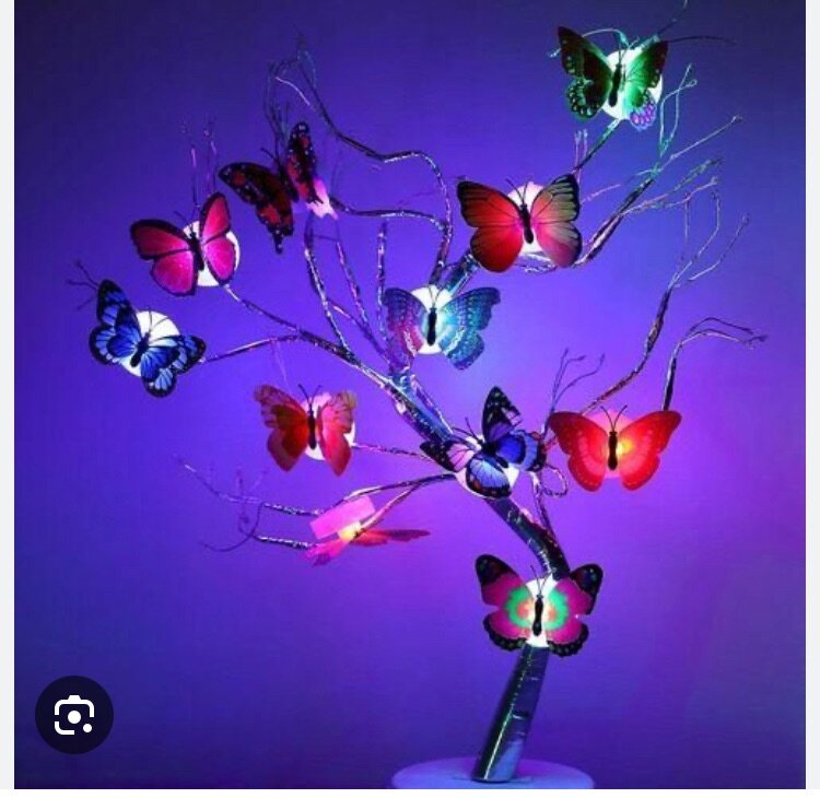 Papillons lumineux décoratifs