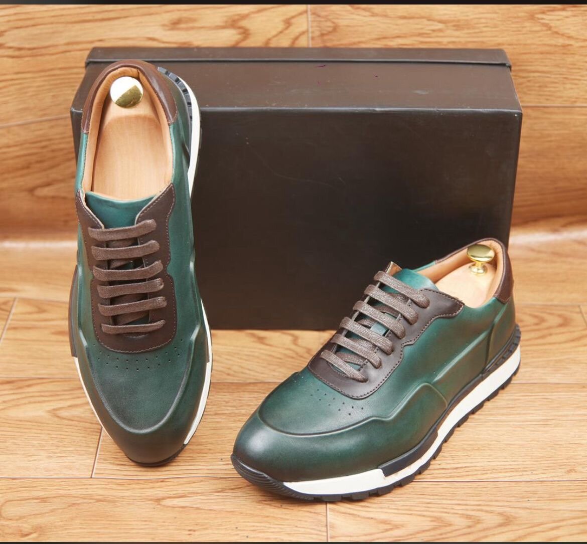 Baskets en cuir élégantes