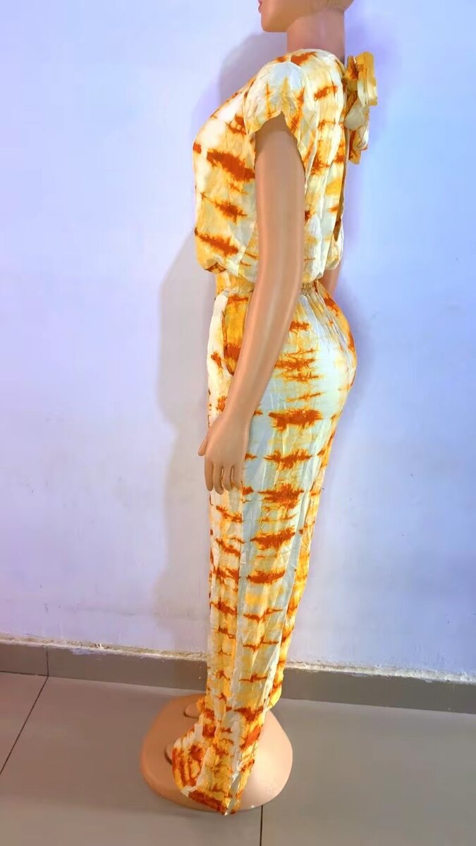 Combinaison en tissu dampé