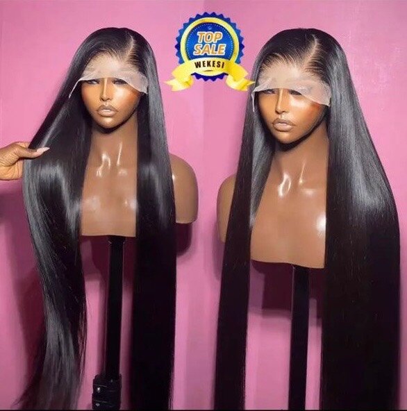 Perruque humaine lisse longue