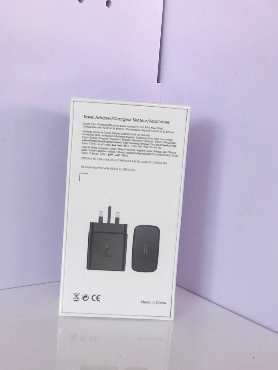 Samsung Type-C to Type C Super fast charger