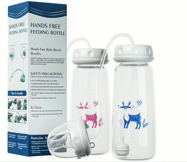 Hands free feeding bottles