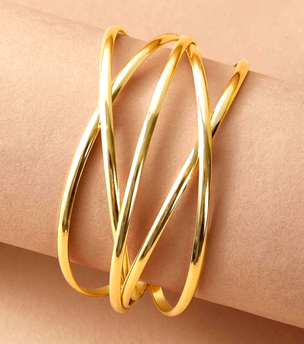 Gold Cuff Bangles