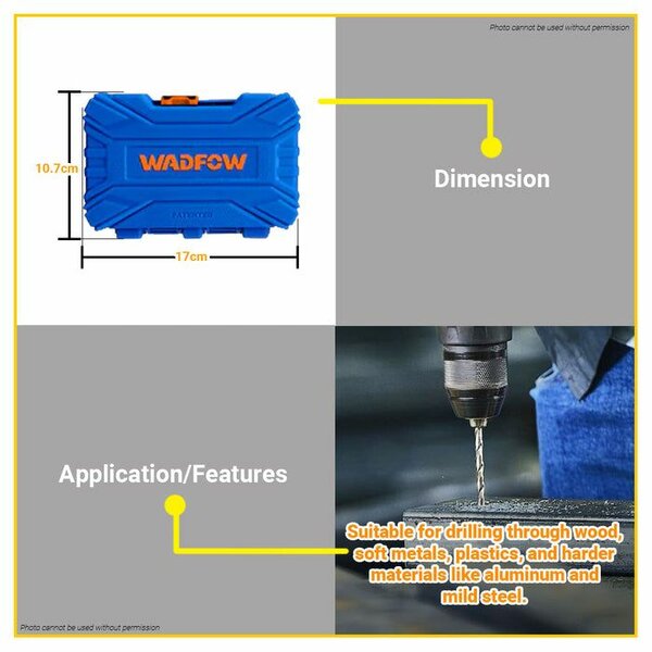 Set de Forets HSS 15 Pièces