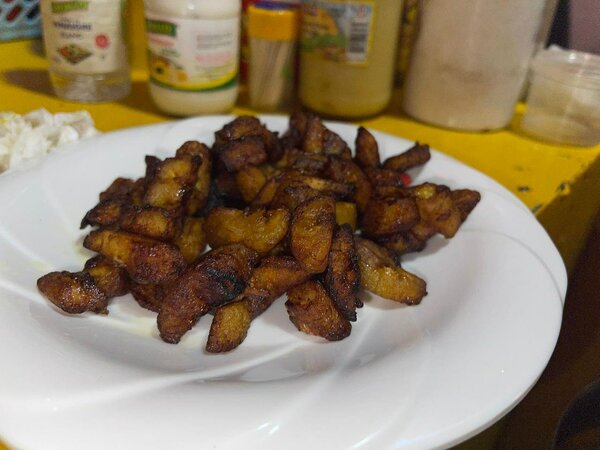 Banane plantain frite délicieuse
