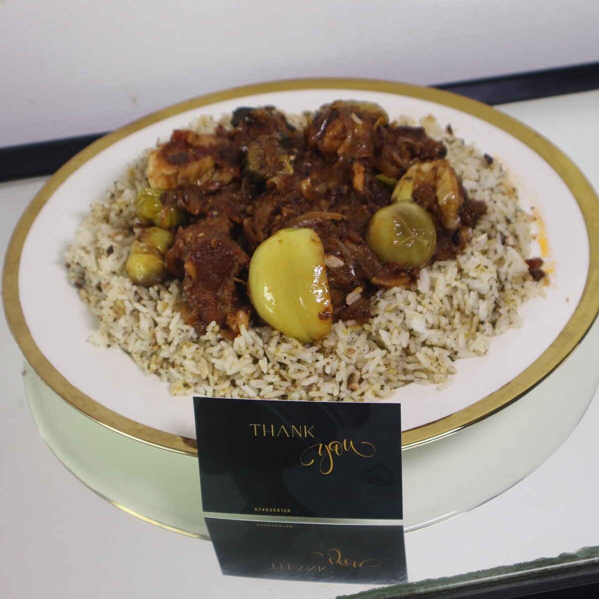 Du riz lafri à la viande