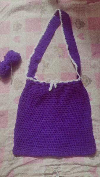 Sac à bandoulière crochet
