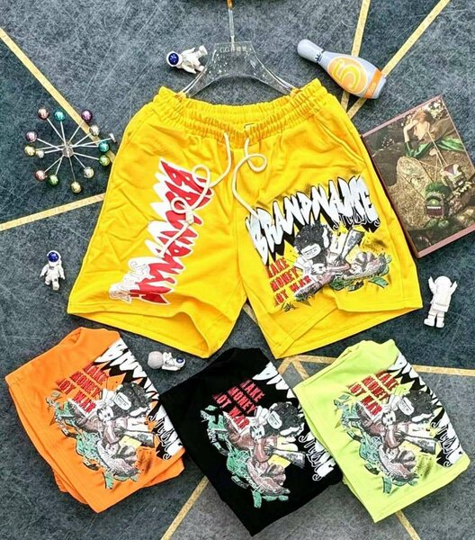 Shorts colorés en coton