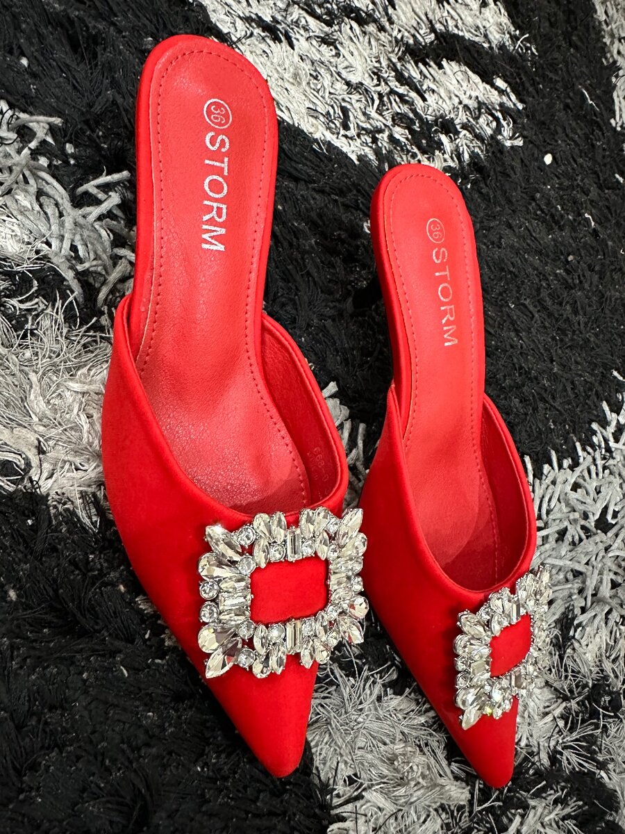 Storm red heels