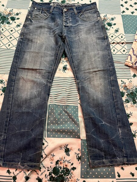 Jean crosshatch