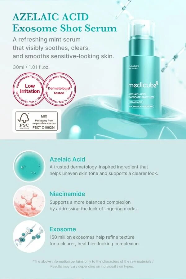 Azelaic Acid Exosome Serum