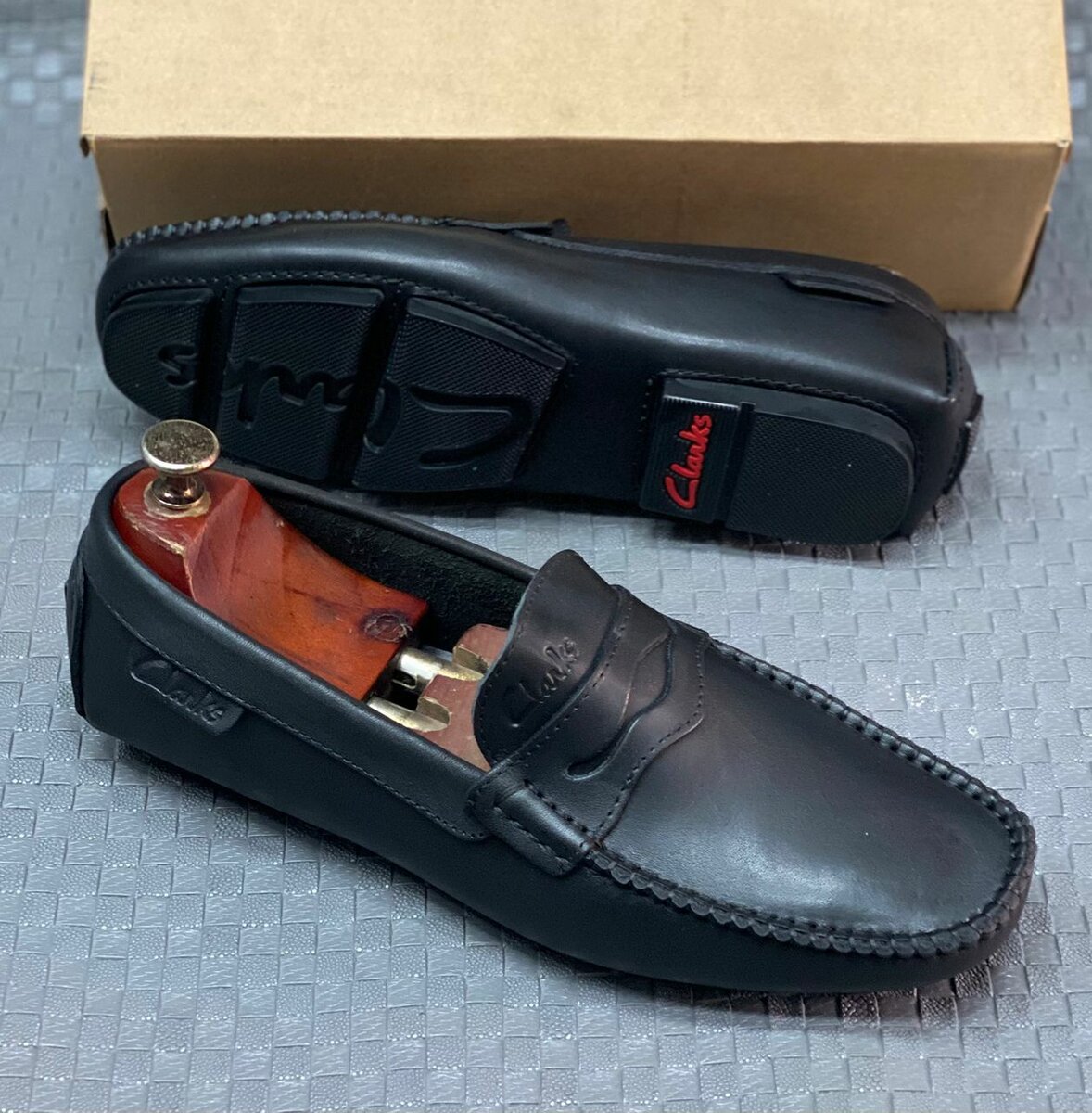 Mocassins en cuir pour homme