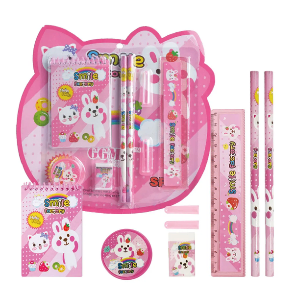 Set papeterie dessin animé adorable