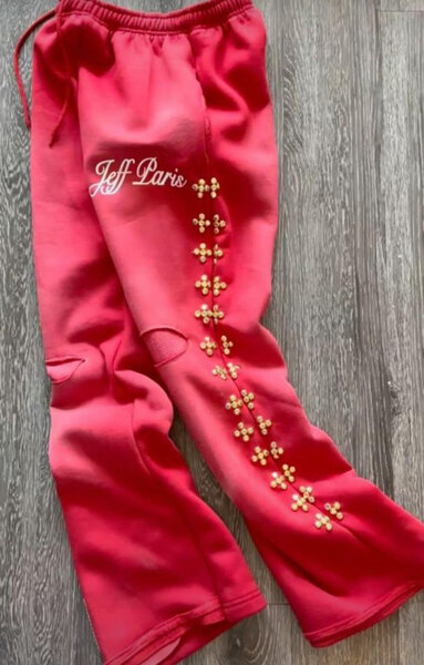 Pantalons de jogging brodés