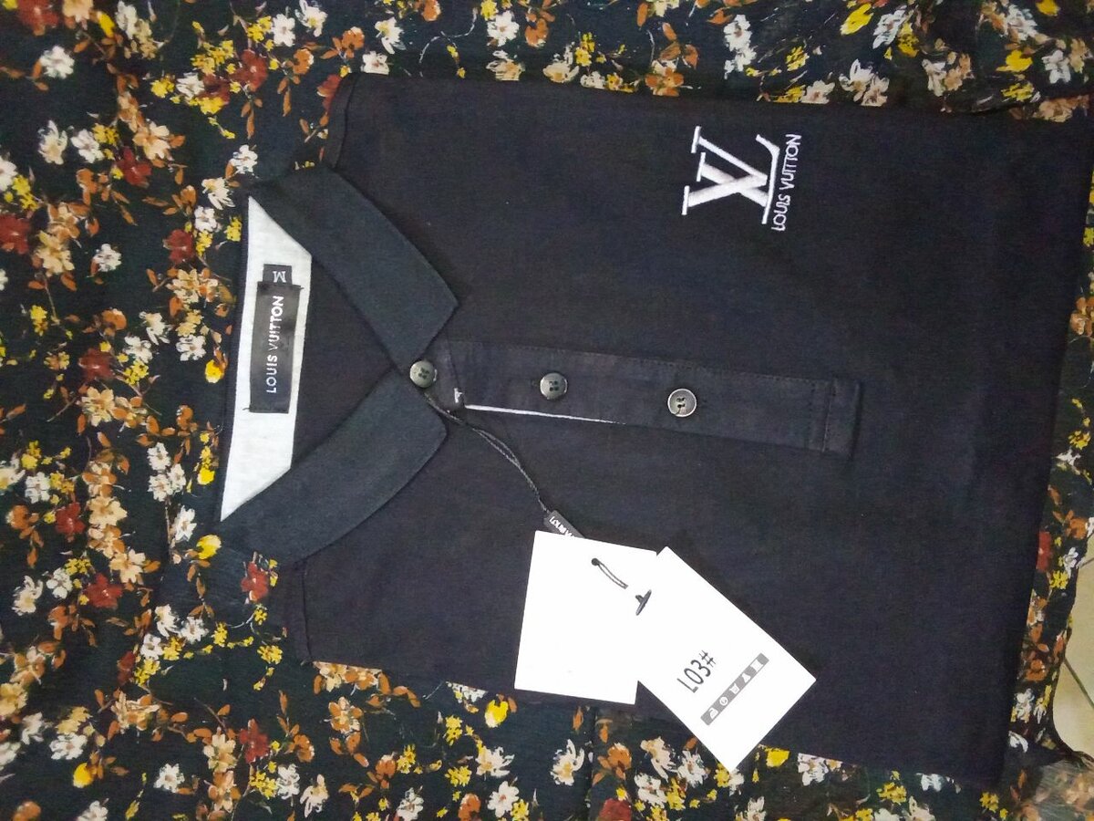 Polo Homme Noir Élégant