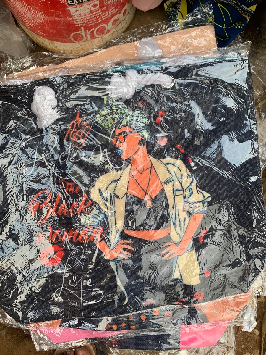 Sac Tissu Imprimé Artistique