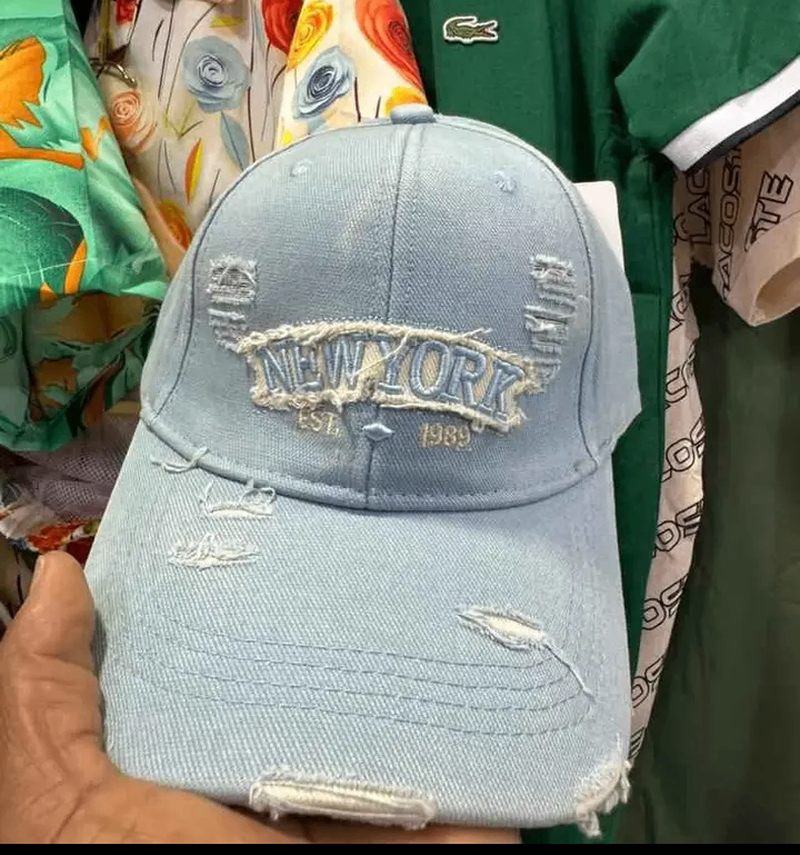 Casquette baseball en denim