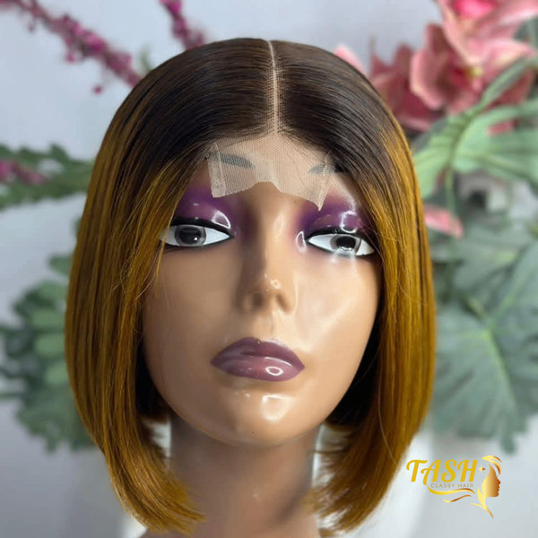 6 Inches Dubai Brown Brazillian Bob Wig