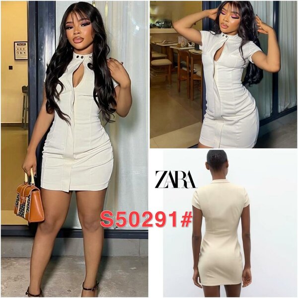 Robe moulante chic Zara