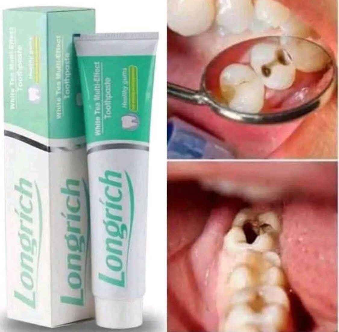 Dentifrice Sans Fluor Longrich
