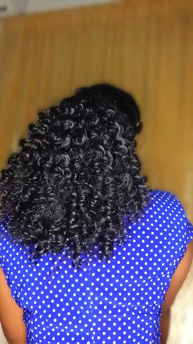 Perruque Queue de Cheval Bouclée