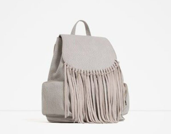 Zara fringe backpack