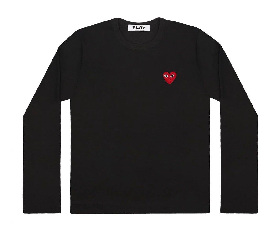 T-shirt manches longues cœur