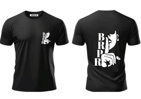 T-shirt Noir Graphique Homme