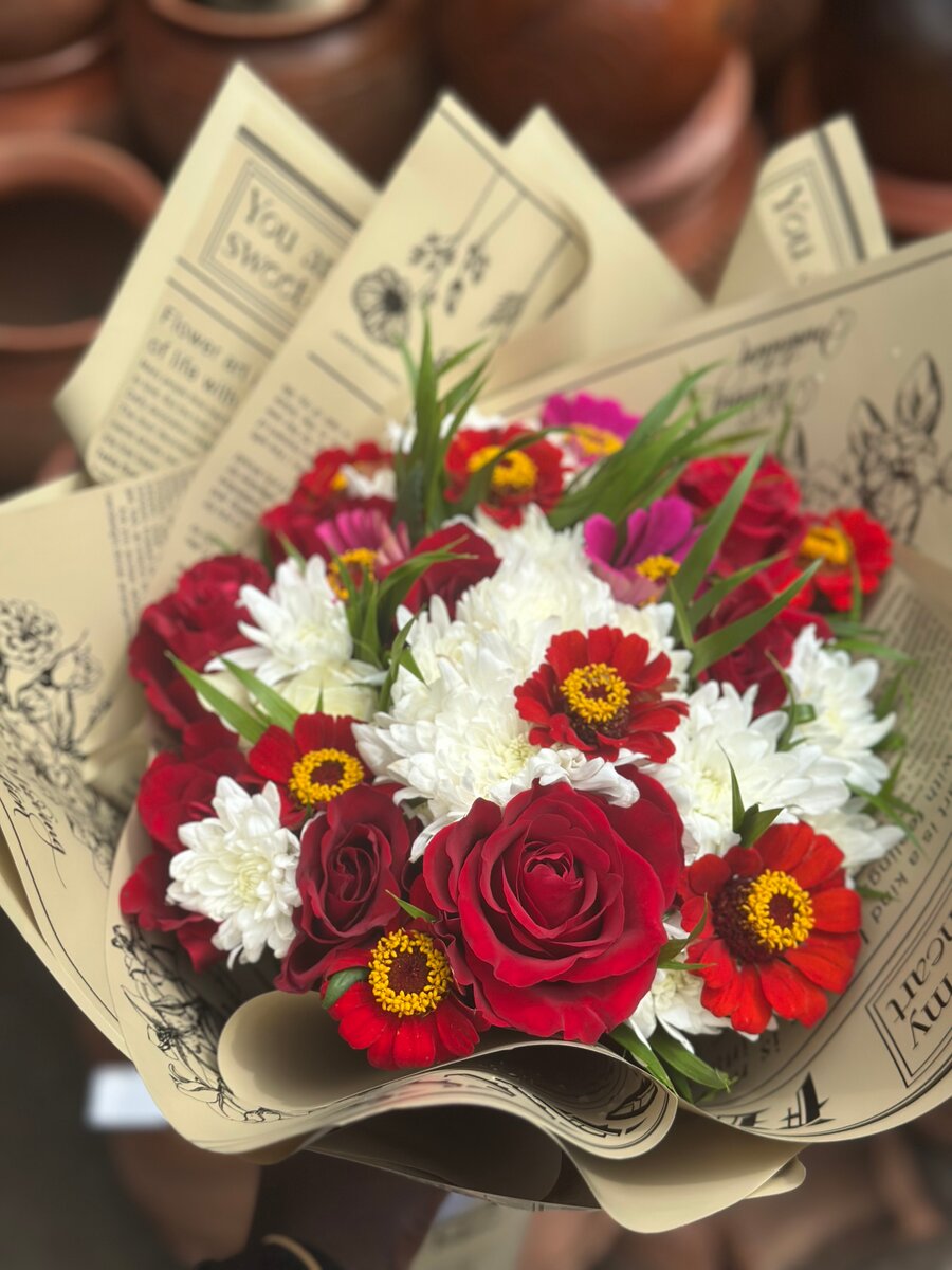 Bouquet de fleurs élégantes