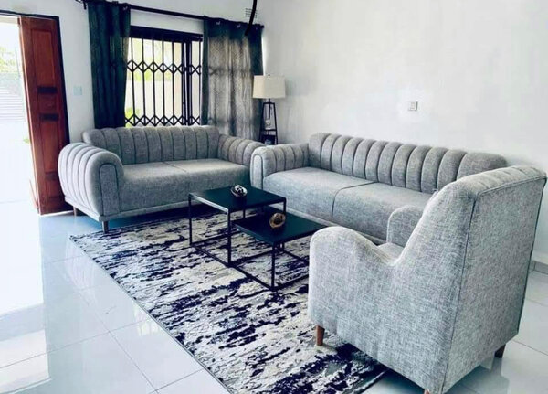 Salon Chic Modern en Tissu