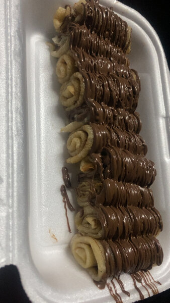 Délicieux roulés chocolatés