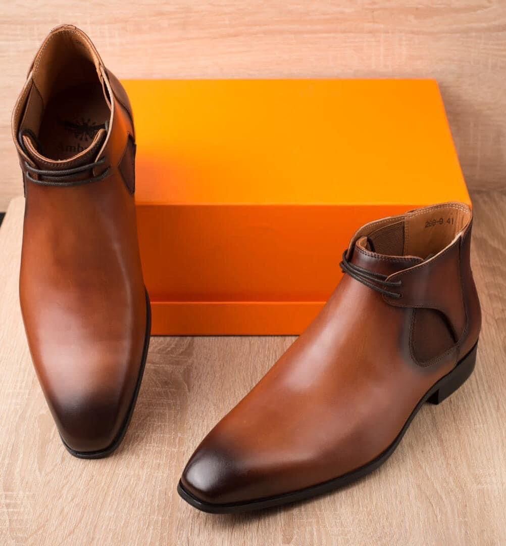 Bottines Chelsea en cuir élégantes