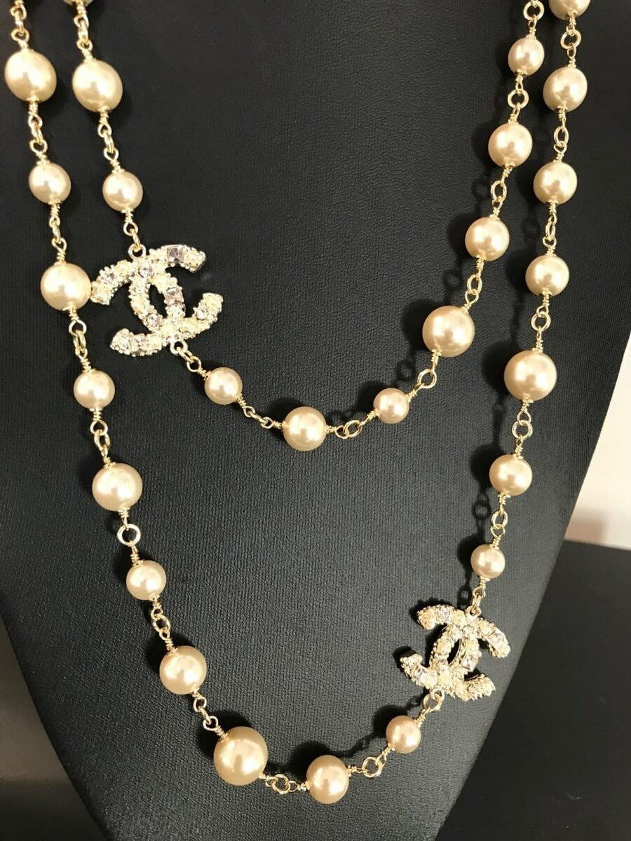 Chanel Long Pearl Necklace