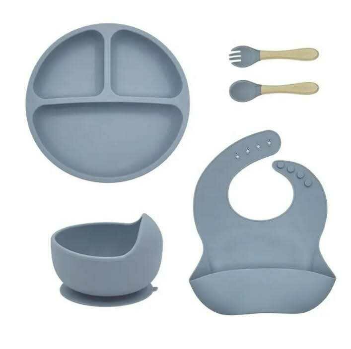 Ensemble repas bébé silicone