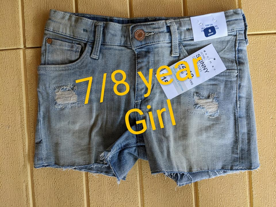 KIDS DENIM SHORTS