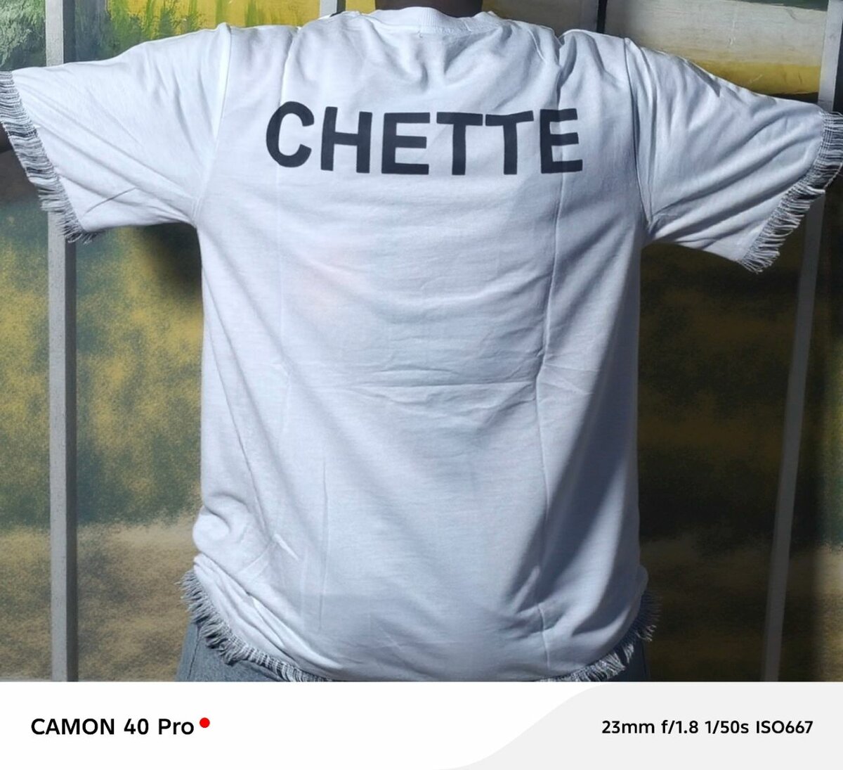 T-shirt homme imprimé moderne