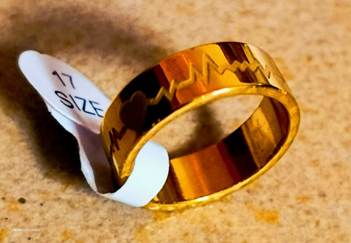 Bagues Couple Ondes Cardiaques