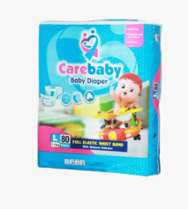 Carebaby diaper large 80pcs