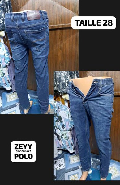 Jeans Skinny Bleu Foncé Taille 28