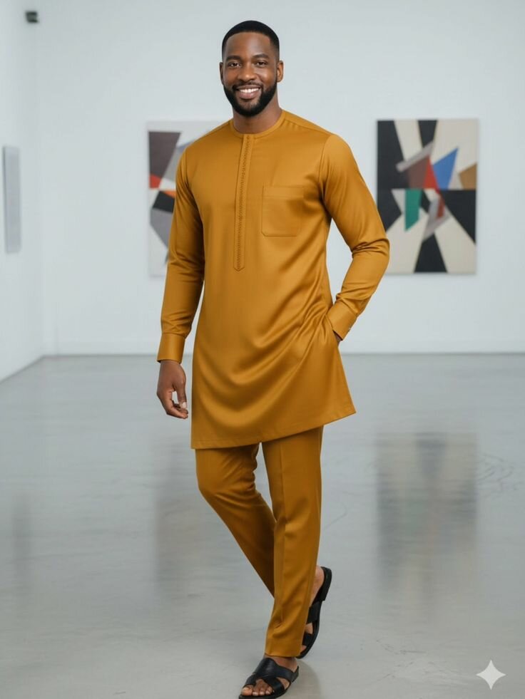Ensemble homme africain moderne