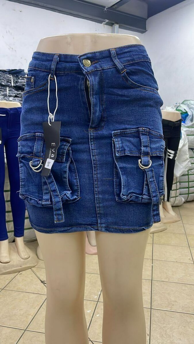 Denim skirts